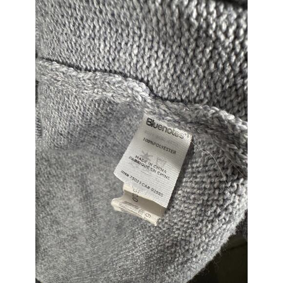 Bluenotes Sweater Women Small Gray Cardigan‎ Long Duster Long Sleeve Minimalist - Picture 3 of 7